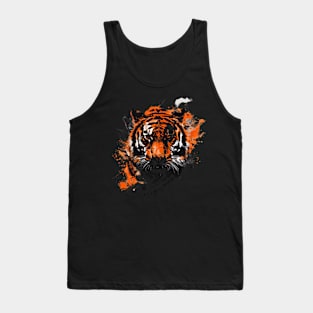 Tiger Color Interference Tank Top